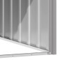 vidaXL Hundehütte Grau 116,5x103x81,5 cm Verzinkter Stahl vidaXL Hundehütte Grau 116,5x103x81,5 cm Verzinkter Stahl