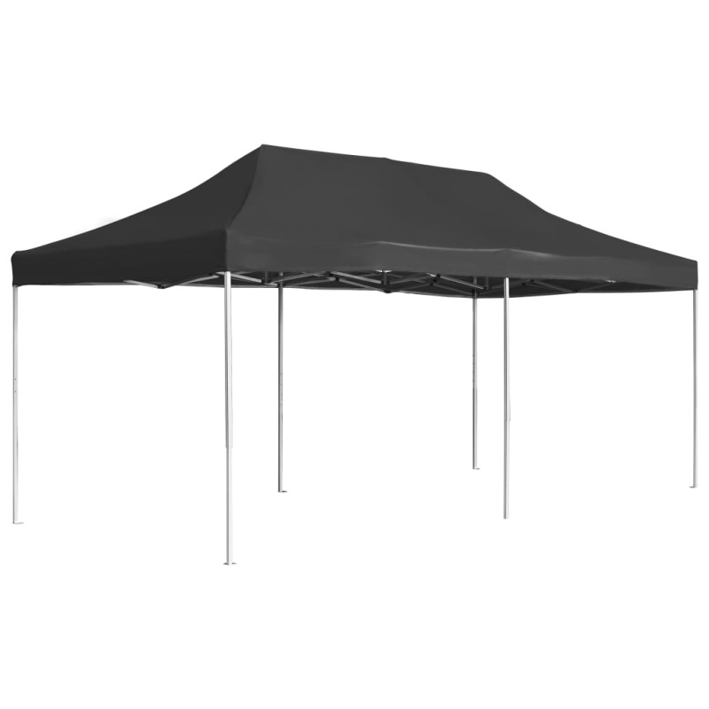 vidaXL Profi-Partyzelt Faltbar Aluminium 6x3 m Anthrazit vidaXL Profi-Partyzelt Faltbar Aluminium 6x3 m Anthrazit