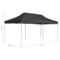 vidaXL Profi-Partyzelt Faltbar Aluminium 6x3 m Anthrazit vidaXL Profi-Partyzelt Faltbar Aluminium 6x3 m Anthrazit