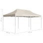 vidaXL Profi-Partyzelt Faltbar Aluminium 6x3 m Creme vidaXL Profi-Partyzelt Faltbar Aluminium 6x3 m Creme