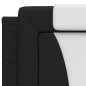 vidaXL Bett mit Matratze Schwarz und Weiß 200x200 cm Kunstleder vidaXL Bett mit Matratze Schwarz und Weiß 200x200 cm Kunstleder