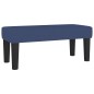 vidaXL Boxspringbett mit Matratze Blau 120x190 cm Stoff vidaXL Boxspringbett mit Matratze Blau 120x190 cm Stoff
