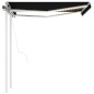 Automatische Markise mit LED & Windsensor 3,5x2,5 cm Anthrazit Automatische Markise mit LED & Windsensor 3,5x2,5 cm Anthrazit