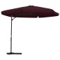 vidaXL Sonnenschirm mit Stahlmast 300 cm Bordeauxrot vidaXL Sonnenschirm mit Stahlmast 300 cm Bordeauxrot