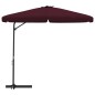 vidaXL Sonnenschirm mit Stahlmast 300 cm Bordeauxrot vidaXL Sonnenschirm mit Stahlmast 300 cm Bordeauxrot