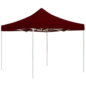 vidaXL Profi-Partyzelt Faltbar Aluminium 2x2 m Bordeauxrot