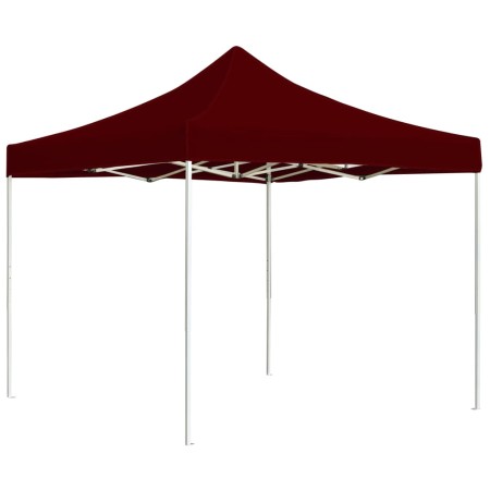 vidaXL Profi-Partyzelt Faltbar Aluminium 2x2 m Bordeauxrot