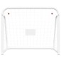 vidaXL Fußballtor mit Netz Weiß 214x75x152 cm Stahl & Polyester vidaXL Fußballtor mit Netz Weiß 214x75x152 cm Stahl & Polyester