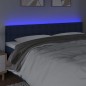 vidaXL LED Kopfteil Blau 180x5x78/88 cm Stoff vidaXL LED Kopfteil Blau 180x5x78/88 cm Stoff