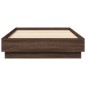 vidaXL Bettgestell Braun Eichen-Optik 90x190 cm Holzwerkstoff vidaXL Bettgestell Braun Eichen-Optik 90x190 cm Holzwerkstoff