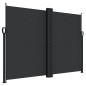 vidaXL Seitenmarkise Ausziehbar Schwarz 180x1000 cm vidaXL Seitenmarkise Ausziehbar Schwarz 180x1000 cm