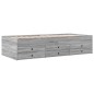 vidaXL Tagesbett mit Schubladen Grau Sonoma 75x190 cm Holzwerkstoff vidaXL Tagesbett mit Schubladen Grau Sonoma 75x190 cm Holzwerkstoff