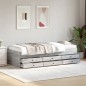 vidaXL Tagesbett mit Schubladen Grau Sonoma 75x190 cm Holzwerkstoff vidaXL Tagesbett mit Schubladen Grau Sonoma 75x190 cm Holzwerkstoff