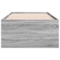 vidaXL Tagesbett mit Schubladen Grau Sonoma 75x190 cm Holzwerkstoff vidaXL Tagesbett mit Schubladen Grau Sonoma 75x190 cm Holzwerkstoff