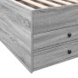 vidaXL Tagesbett mit Schubladen Grau Sonoma 75x190 cm Holzwerkstoff vidaXL Tagesbett mit Schubladen Grau Sonoma 75x190 cm Holzwerkstoff