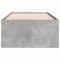 vidaXL Tagesbett mit Schubladen Betongrau 75x190 cm Holzwerkstoff vidaXL Tagesbett mit Schubladen Betongrau 75x190 cm Holzwerkstoff