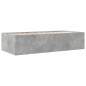 vidaXL Tagesbett mit Schubladen Betongrau 75x190 cm Holzwerkstoff vidaXL Tagesbett mit Schubladen Betongrau 75x190 cm Holzwerkstoff