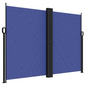 vidaXL Seitenmarkise Ausziehbar Blau 180x1000 cm
