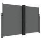 vidaXL Seitenmarkise Ausziehbar Anthrazit 160x1000 cm vidaXL Seitenmarkise Ausziehbar Anthrazit 160x1000 cm