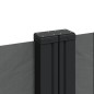 vidaXL Seitenmarkise Ausziehbar Anthrazit 160x1000 cm vidaXL Seitenmarkise Ausziehbar Anthrazit 160x1000 cm