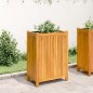 vidaXL Pflanzkübel mit Einlage 54x31x75 cm Massivholz Akazie vidaXL Pflanzkübel mit Einlage 54x31x75 cm Massivholz Akazie