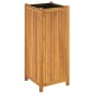 vidaXL Pflanzkübel mit Einlage 42x42x100 cm Massivholz Akazie vidaXL Pflanzkübel mit Einlage 42x42x100 cm Massivholz Akazie