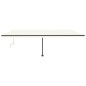 vidaXL Automatische Markise mit LED & Windsensor 600x350 cm Creme vidaXL Automatische Markise mit LED & Windsensor 600x350 cm Creme
