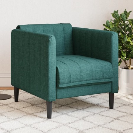 vidaXL Sessel Dunkelgrün Stoff