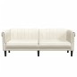 vidaXL Sofa 3-Sitzer Creme Samt vidaXL Sofa 3-Sitzer Creme Samt
