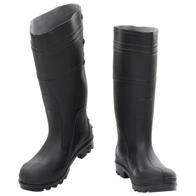 vidaXL Gummistiefel Schwarz Größe 40 PVC