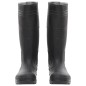 vidaXL Gummistiefel Schwarz Größe 40 PVC vidaXL Gummistiefel Schwarz Größe 40 PVC