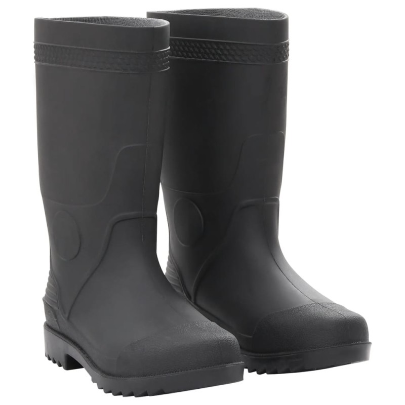 vidaXL Gummistiefel Schwarz Größe 39 PVC vidaXL Gummistiefel Schwarz Größe 39 PVC