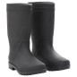 vidaXL Gummistiefel Schwarz Größe 39 PVC vidaXL Gummistiefel Schwarz Größe 39 PVC