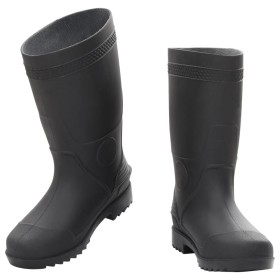 vidaXL Gummistiefel Schwarz Größe 39 PVC