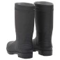 vidaXL Gummistiefel Schwarz Größe 39 PVC vidaXL Gummistiefel Schwarz Größe 39 PVC