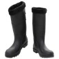 vidaXL Gummistiefel mit Herausnehmbarem Innenfutter Schwarz Gr. 46 PVC vidaXL Gummistiefel mit Herausnehmbarem Innenfutter Schwarz Gr. 46 PVC