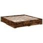 vidaXL Bettgestell mit Schubladen Räuchereiche 200x200cm Holzwerkstoff vidaXL Bettgestell mit Schubladen Räuchereiche 200x200cm Holzwerkstoff