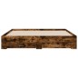 vidaXL Bettgestell mit Schubladen Räuchereiche 200x200cm Holzwerkstoff vidaXL Bettgestell mit Schubladen Räuchereiche 200x200cm Holzwerkstoff