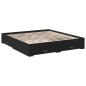 vidaXL Bettgestell mit Schubladen Schwarz 200x200 cm Holzwerkstoff vidaXL Bettgestell mit Schubladen Schwarz 200x200 cm Holzwerkstoff