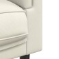 vidaXL Sofa mit Kissen 3-Sitzer Creme Samt vidaXL Sofa mit Kissen 3-Sitzer Creme Samt