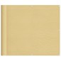 vidaXL Balkon-Sichtschutz Sandfarben 90x500 cm 100% Polyester-Oxford vidaXL Balkon-Sichtschutz Sandfarben 90x500 cm 100% Polyester-Oxford