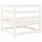 vidaXL 9-tlg. Garten-Sofagarnitur Weiß Massivholz Kiefer vidaXL 9-tlg. Garten-Sofagarnitur Weiß Massivholz Kiefer