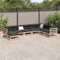 vidaXL 8-tlg. Garten-Sofagarnitur Massivholz Kiefer vidaXL 8-tlg. Garten-Sofagarnitur Massivholz Kiefer
