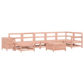 vidaXL 9-tlg. Garten-Sofagarnitur Massivholz Douglasie