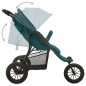 vidaXL Kinderwagen Grün Stahl vidaXL Kinderwagen Grün Stahl