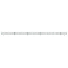 vidaXL Maschendrahtzaun mit Bodenhülsen Grün 1x25 m