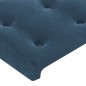 vidaXL Bettgestell ohne Matratze Dunkelblau 90x190 cm Samt vidaXL Bettgestell ohne Matratze Dunkelblau 90x190 cm Samt