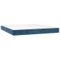 vidaXL Boxspringbett mit Matratze & LED Dunkelblau 180x200 cm Samt vidaXL Boxspringbett mit Matratze & LED Dunkelblau 180x200 cm Samt