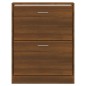 vidaXL Schuhschrank Braun Eichen-Optik 63x24x81 cm Holzwerkstoff vidaXL Schuhschrank Braun Eichen-Optik 63x24x81 cm Holzwerkstoff