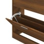 vidaXL Schuhschrank Braun Eichen-Optik 63x24x81 cm Holzwerkstoff vidaXL Schuhschrank Braun Eichen-Optik 63x24x81 cm Holzwerkstoff